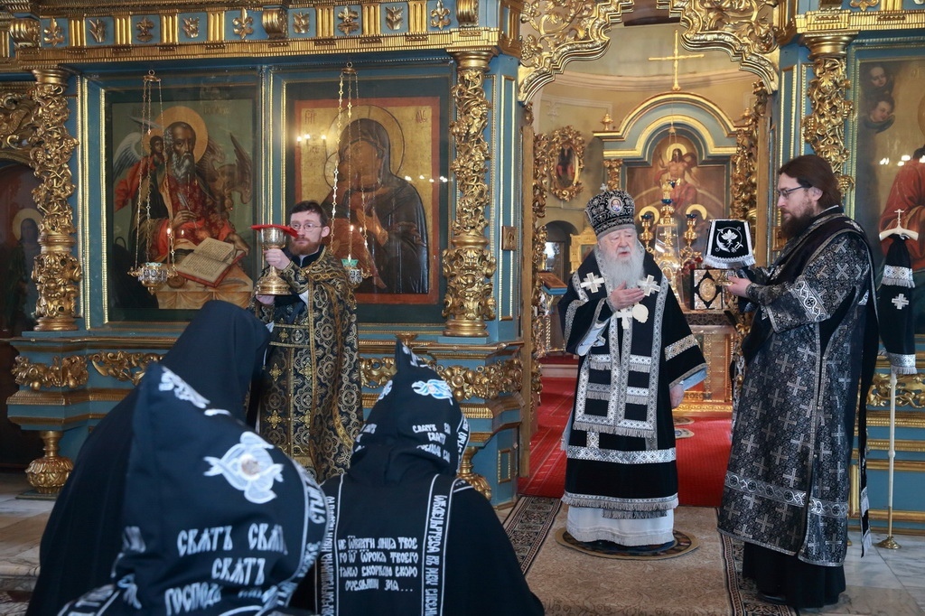 В Успенском храме Новодевичьего монастыря  март 2019